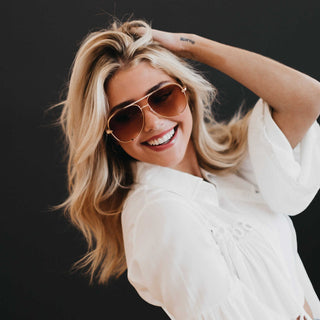 Alexa Aviator Frame Sunglasses- Wholesale - Pretty Simple