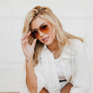 Alexa Aviator Frame Sunglasses- Wholesale - Pretty Simple