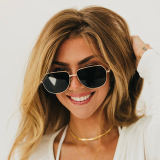 April Aviator Sunglasses-Sunglasses-Pretty Simple