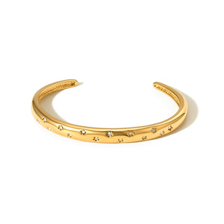 Pop of Sparkle Cuff Bangle - WATERPROOF-Bracelet-Pretty Simple