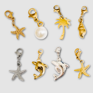 Beachy Vibes Charm Bar Charms - WATERPROOF