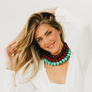 Bella Beaded Necklace - WATERPROOF-Necklace-Pretty Simple