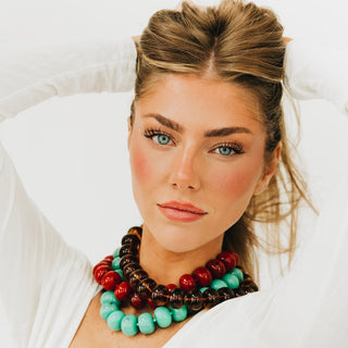 Bella Beaded Necklace - WATERPROOF-Necklace-Pretty Simple