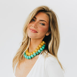 Bella Beaded Necklace - WATERPROOF-Necklace-Pretty Simple
