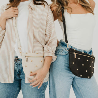 Chic Gold Studded Westlyn Bum Bag-Bum Bag-Pretty Simple