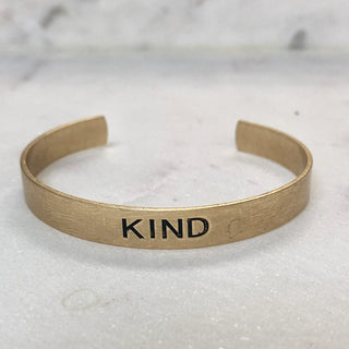 Choose your Word - Brushed Copper Cuff- Wholesale - Pretty Simple