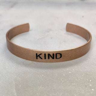 Choose your Word - Brushed Copper Cuff- Wholesale - Pretty Simple