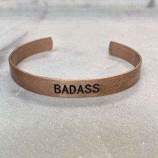 Choose your Word - Brushed Copper Cuff- Wholesale - Pretty Simple