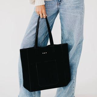 Dawn Suede Carryall Tote-Tote Bag-Pretty Simple