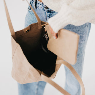 Dawn Suede Carryall Tote-Tote Bag-Pretty Simple