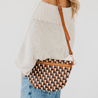 Diagonal Woven Westlyn Bum Bag
