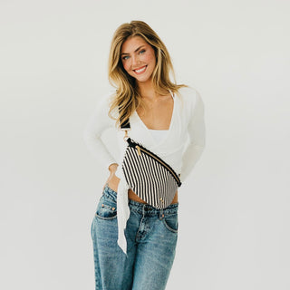 Bum Bag-Diagonal Woven Westlyn Bum Bag-Pretty Simple
