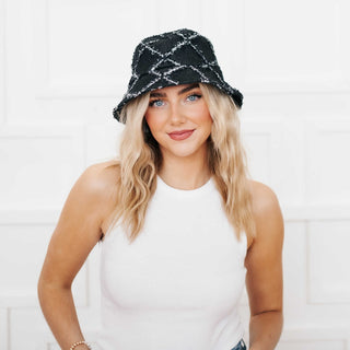 Diamond Print Bucket Hat- Wholesale - Pretty Simple