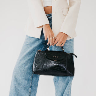 Elena Croc Embossed Crossbody-Crossbody Bag-Pretty Simple