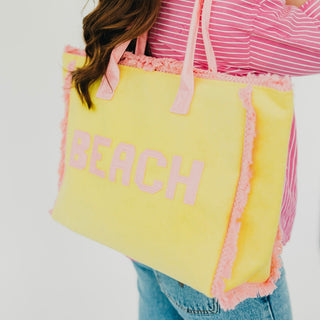 Hanalei Terry Cloth Beach Tote Bag-Tote Bag-Pretty Simple
