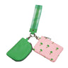 Emerald and Pink Palm Tree
