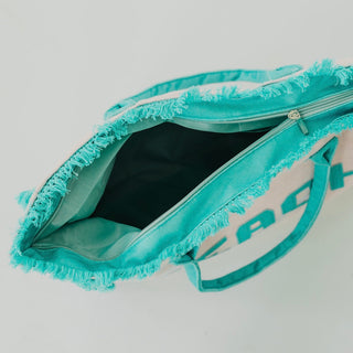 Hanalei Terry Cloth Beach Tote Bag-Tote Bag-Pretty Simple