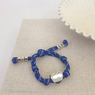 Knotty Cord Heart Bracelet - WATERPROOF-Bracelet-Pretty Simple