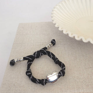 Knotty Cord Heart Bracelet - WATERPROOF-Bracelet-Pretty Simple