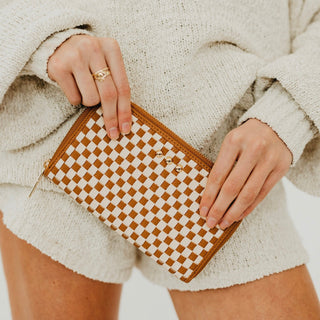 Lenni Large Zip Woven Wallet-Wallet-Pretty Simple