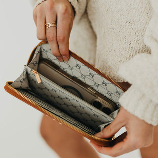 Lenni Large Zip Woven Wallet-Wallet-Pretty Simple
