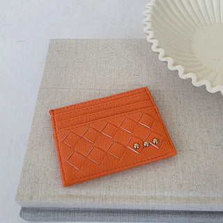 Wallet-Mariah Woven Small Card Holder Wallet-Pretty Simple