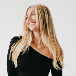 Necklace-Michaela Diamond Chain Necklace - WATERPROOF-Pretty Simple