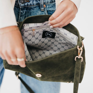 Miranda Suede Flap Crossbody-Crossbody Bag-Pretty Simple