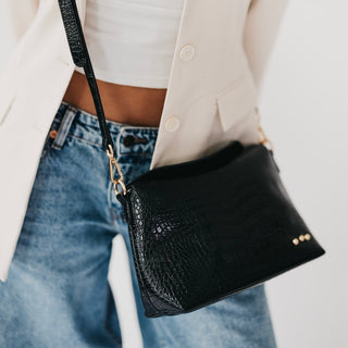 Moira Croc Embossed Crossbody-Crossbody Bag-Pretty Simple
