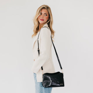 Moira Croc Embossed Crossbody-Crossbody Bag-Pretty Simple