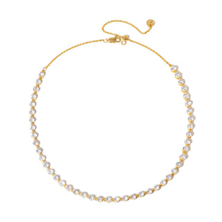 Luxe Frosted In Diamonds Choker Necklace - WATERPROOF-Necklace-Pretty Simple