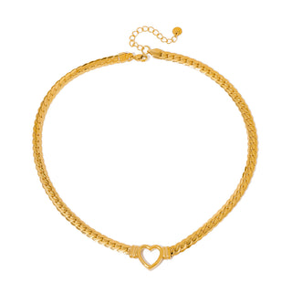 Helen Heart Necklace - WATERPROOF-Necklace-Pretty Simple