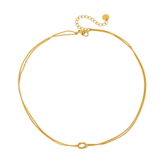 Necklace-Tie The Knot Necklace - WATERPROOF-Pretty Simple