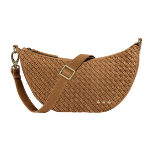 Paige Suede Woven Crossbody-Crossbody-Pretty Simple