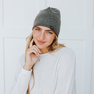 Rolled Edge, Cashmere Beanie- Wholesale - Pretty Simple