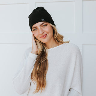 Rolled Edge, Cashmere Beanie- Wholesale - Pretty Simple