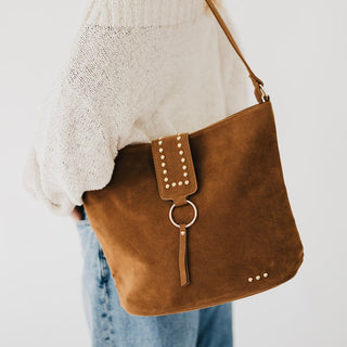 Rosemary Suede Bucket Bag-Shoulder Bag-Pretty Simple
