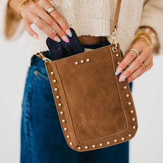 Shelby Suede Phone Bag-Crossbody Bag-Pretty Simple