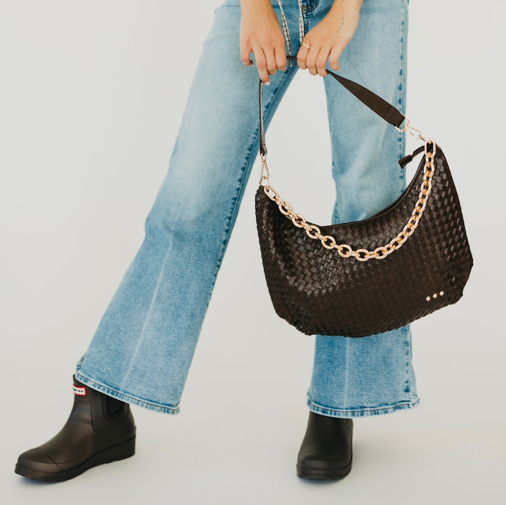 Sienna Slouchy Woven Shoulder Bag - TOP SELLER-Shoulder Bag-Pretty Simple