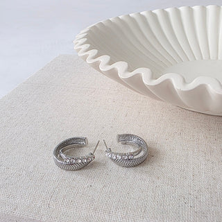 Stardust Hoop Earrings - WATERPROOF-Earrings-Pretty Simple
