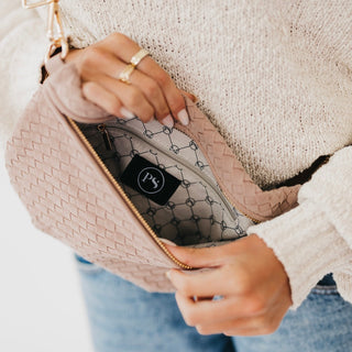 Suede Westlyn Woven Bum Bag-Bum Bag-Pretty Simple