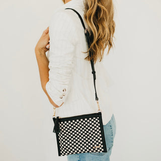 Veda Woven Crossbody and Clutch Bag-Crossbody Bag-Pretty Simple