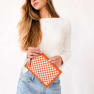 Veda Woven Crossbody and Clutch Bag-Crossbody Bag-Pretty Simple