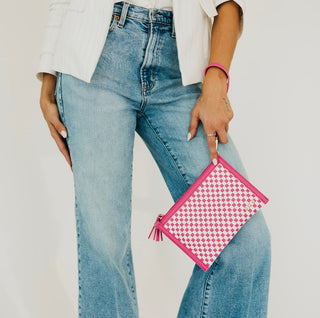 Veda Woven Crossbody and Clutch Bag-Crossbody Bag-Pretty Simple