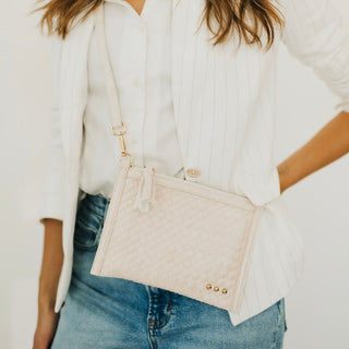 Veda Woven Crossbody and Clutch Bag-Crossbody Bag-Pretty Simple