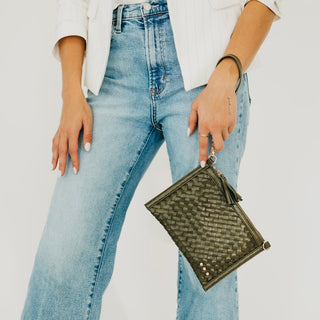 Veda Woven Crossbody and Clutch Bag-Crossbody Bag-Pretty Simple