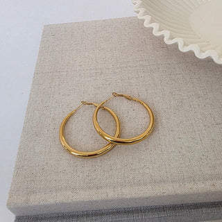 Y2K Classic Hoop Earring - WATERPROOF-Earrings-Pretty Simple