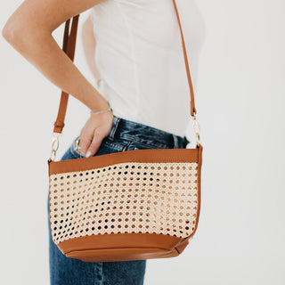 Bryce Woven Bucket Bag-Tote Bag-Pretty Simple