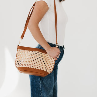 Bryce Woven Bucket Bag-Tote Bag-Pretty Simple