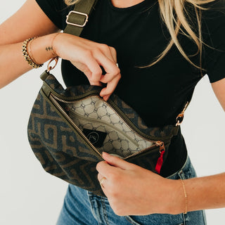 Callahan Canvas Printed Bum Bag-Bum Bag-Pretty Simple